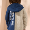 Minecraft Navy Quilted Block Overshirt - Image 4