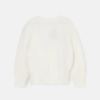 Mia Ivory Velvet Bow Fluffy Jumper - Image 4